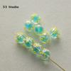 Pure Hand-painted Beads Stickers Diamonds Set Pearl Diy Jewelry Accessories Material Package Beads Car Pendant Cell Phone Chain Beads