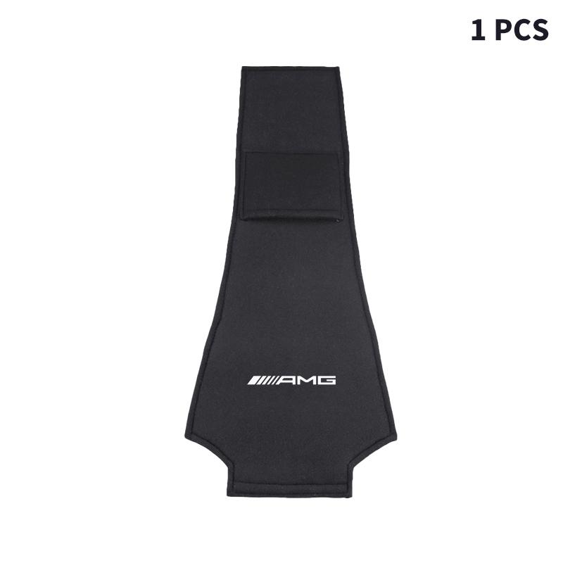 

Car Accessories Carbon Fibre Seat Headrest Cover Protective Pad For Mercedes Benz B/C/E/S Clase A C200L GLC CLA Car Accesorios