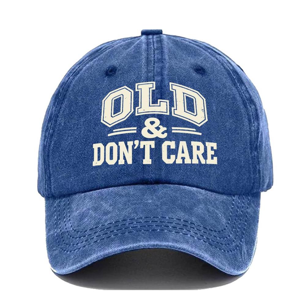 Vintage Distressed Cap Breathable Embroidered Hat Creative Gift Unisex Hat