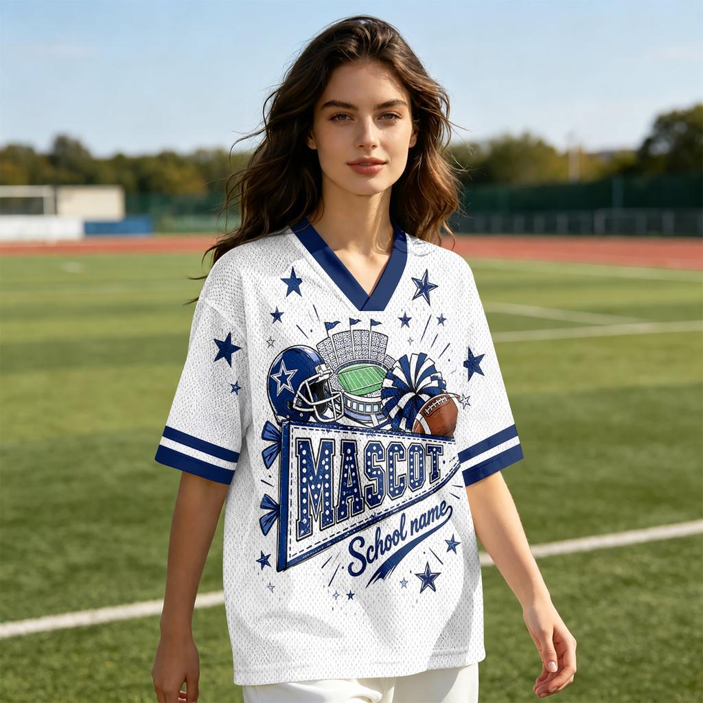 Damen Freizeit V-Ausschnitt Print Top für den Alltag