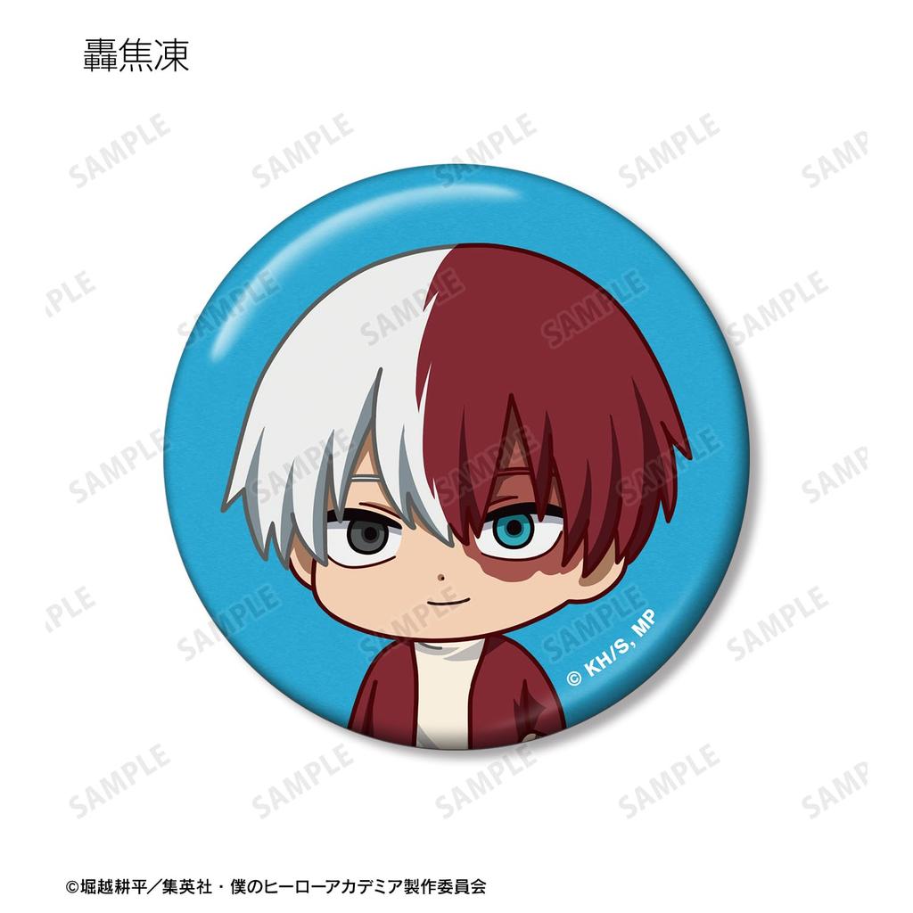 My Hero Academia" Trading Chibi Character Red Casual Clothes Ver. Metallic Can Badge Box of 15