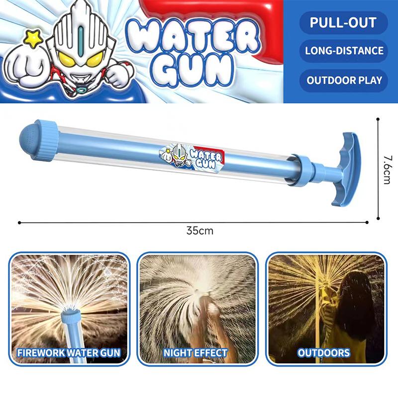 Cartoon Capybara Firework Water Squirt Toys Reusable Water Soaker Toy Outdoor Water Gun Injector Summer Outdoor Game Supplies