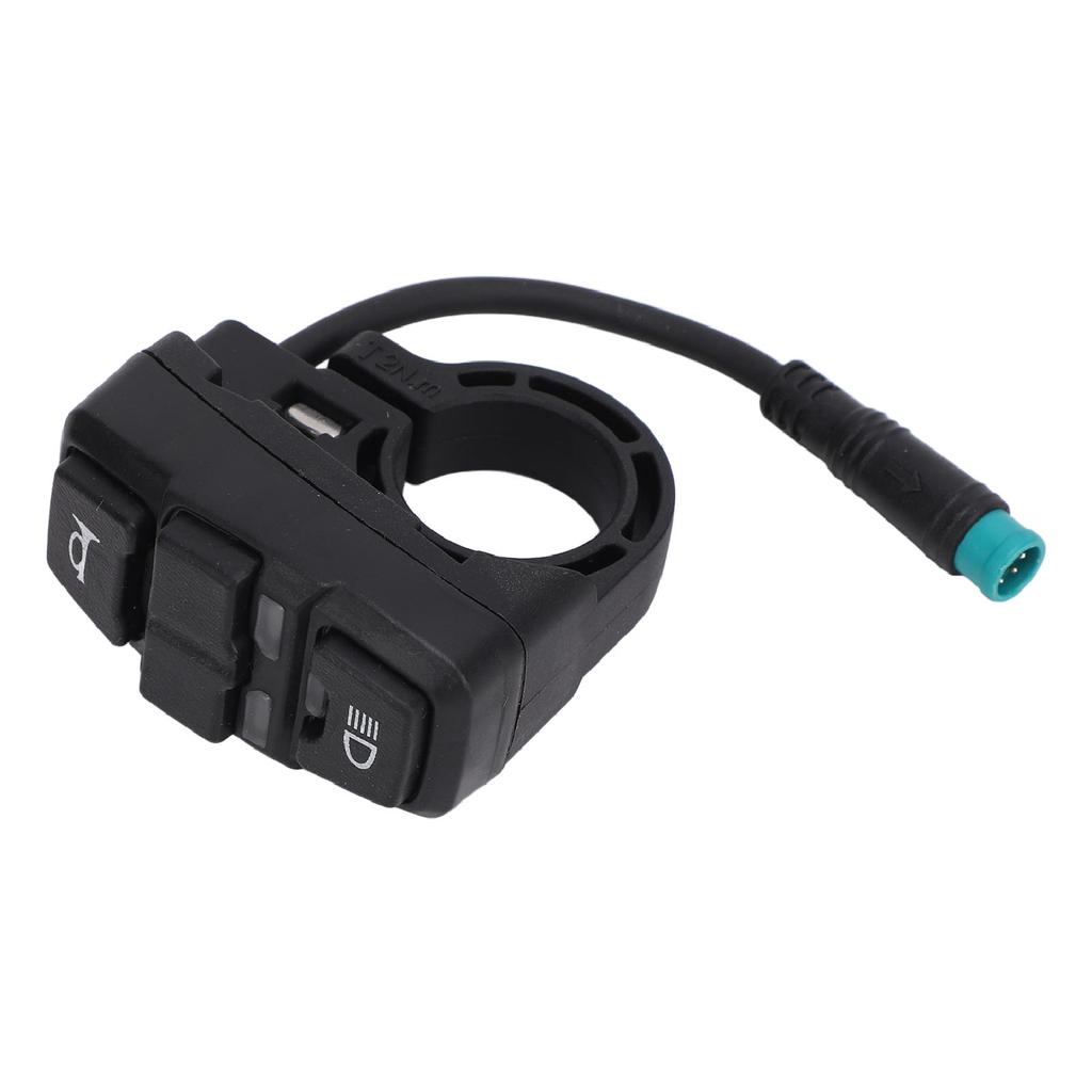 3 i 1 Elektrisk Sparkesykkel Funksjonsbryter ABS Frontlys Horn Blinklys Kontrollbryter for KUGOO M5