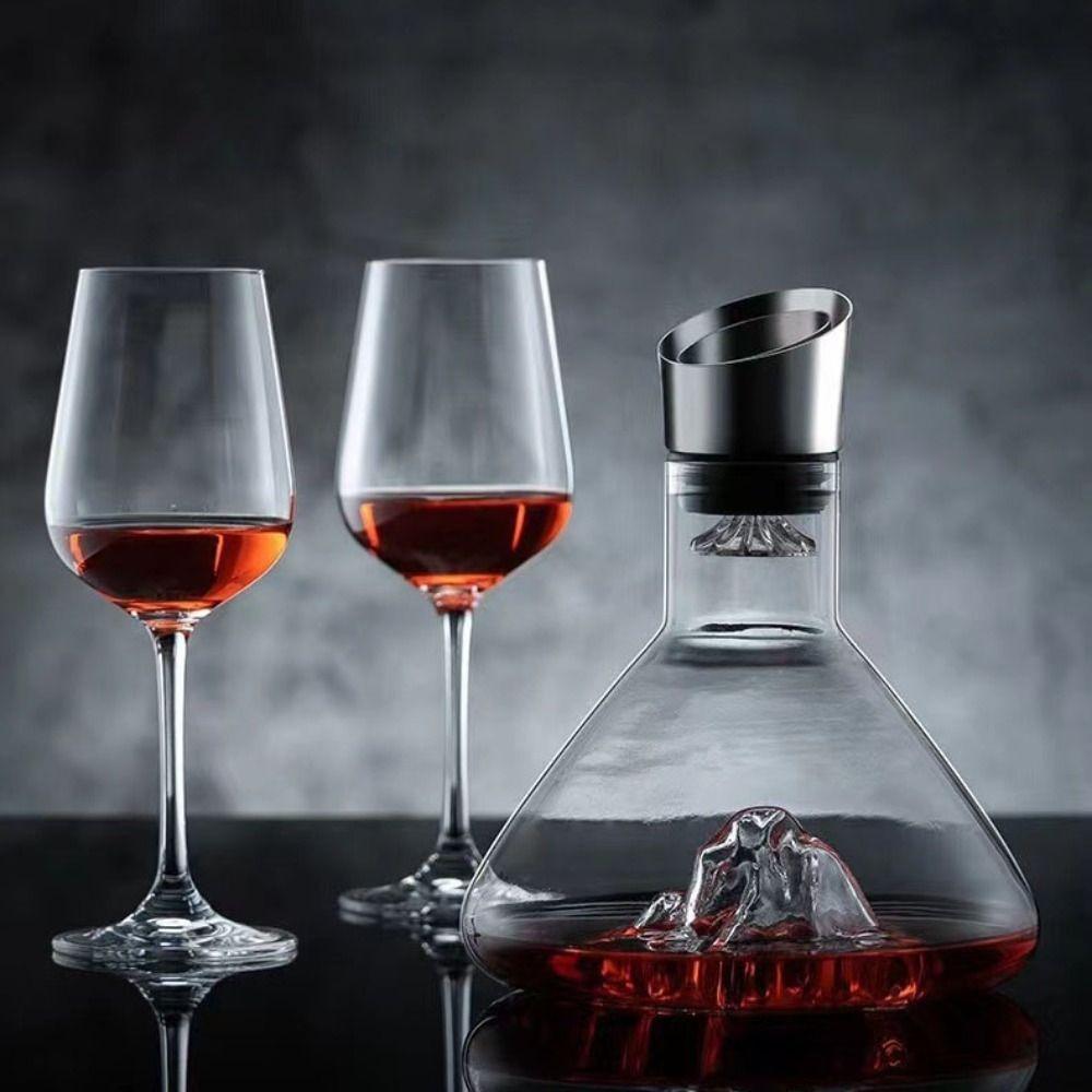 1500ml Wine Aerator Mountain Shaped Wine Aerating Pourer Iceberg Wine Decanter  Party