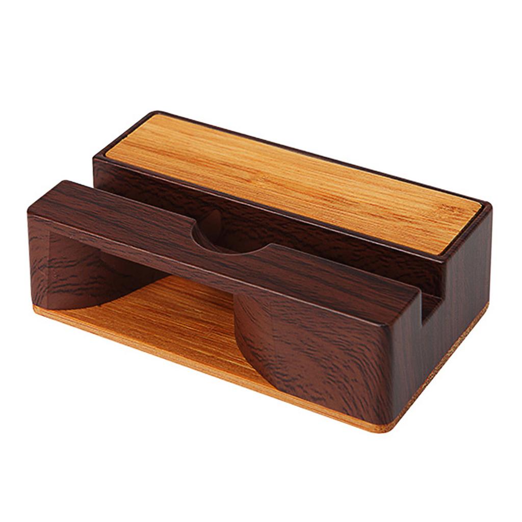 Cell Phone   Phone Holder Wooden Cell Phone Stand with   Amplifier Phone Holder Stand for Listening To Music