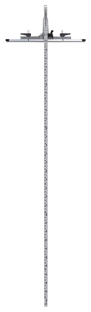 Shinwa Sokutei Circular Saw Guide Slim Shift with Dual 73545 Ruler, T-Slide 2, 90cm, Graduations,