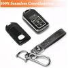 Key Fob Cover - Soft TPU Holder for Accord Civic CRV Pilot Odyssey Smart Key Keyless Remote Black