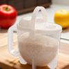New Creative Home Kitchen Rice Washer Gadget With Handle Lazy Hand Care Sieve Plastic Washing Filter For Vegetable Rice Washing