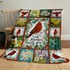 1 Stück Kardinalblumen Decke für Sofa Bett Weich und Leicht Bettwäsche Ideal für Picknicks, Ganzjahres Weihnachten Outdoor Dekor Zubehör-c0803011