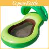 Adult Inflatable Avocado Pool Float With Sunshade Lounger Chair