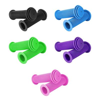 2X Mtb Bike Handle Grips Sleeve Rubber Bike Grips Anti-Slip Waterproof Tricycle Scooter Handlebar For Kids Cycling Handle Bars