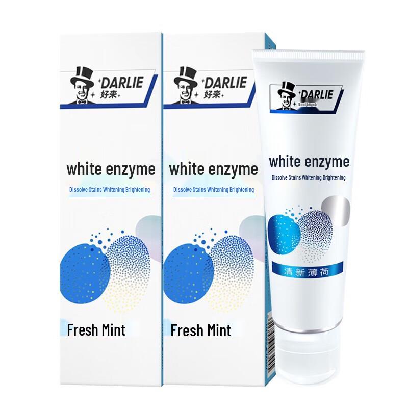 

Darlie All Shiny White Enzyme Fresh Mint Toothpaste