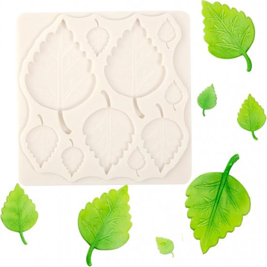 1 Pcs Maple Leaf Fondant Mold, Plant Leaf Chocolate Silicone Molds, for Autumn Theme Party Kitchen Baking Cake Decoration Cupcake Topping Cookie