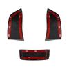 ABS Kolfiber Bil Ratt Dekorativ Patch för VW Golf 5 MK5 Passat B6 Jetta Tiguan 2007-2011