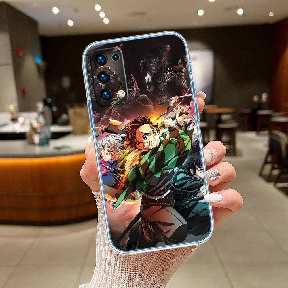 Anime Demon Slayer Case for Motorola G10 G20 G04 E30 E40 E22 E20 E13 E15 G22 G23 G05 G75 G35 G55 E22S E7 G6 G7 G8 G9 Plus Power Play