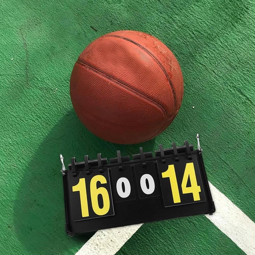 4-Digit Digital Flip Scoreboard Waterproof Score Counter Professional Keeper Outdoor Sports