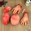 Halloween Severed Body Parts Decor Bloody Broken Arms Legs Fingers Realistic Silicone Haunt Prop Gruesome Prank Party Kit
