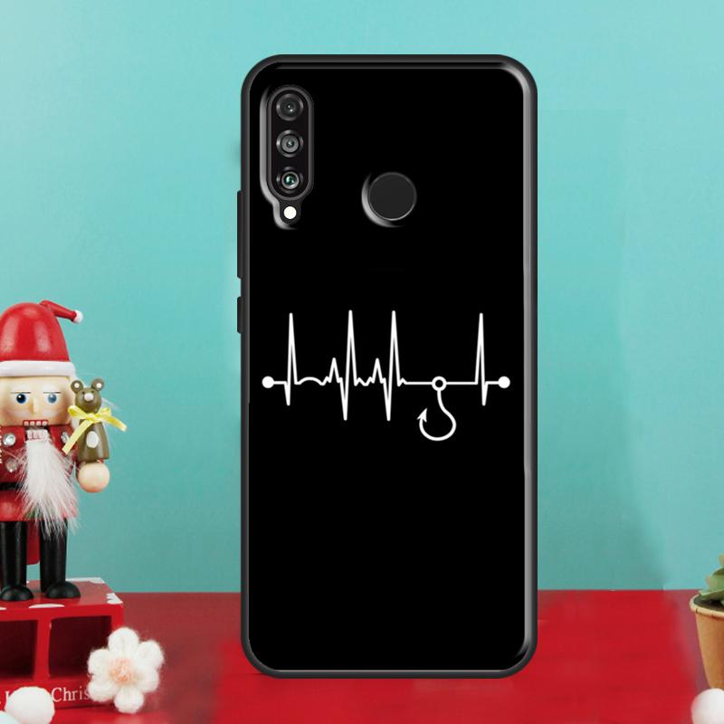 Fishing Heartbeat For Huawei Nova Y70 Y90 Y60 Y72 Y61 Y91 12s 12i 11i 7i 8i 9 10 SE P60 Pro P30 P40 Lite Case