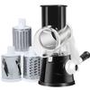 Vegetable Cutter & Slicer Manual Kitchen Cheese Chopper Machine With 3 Sharp Drums Multifunctional Garlic Potato Shredder