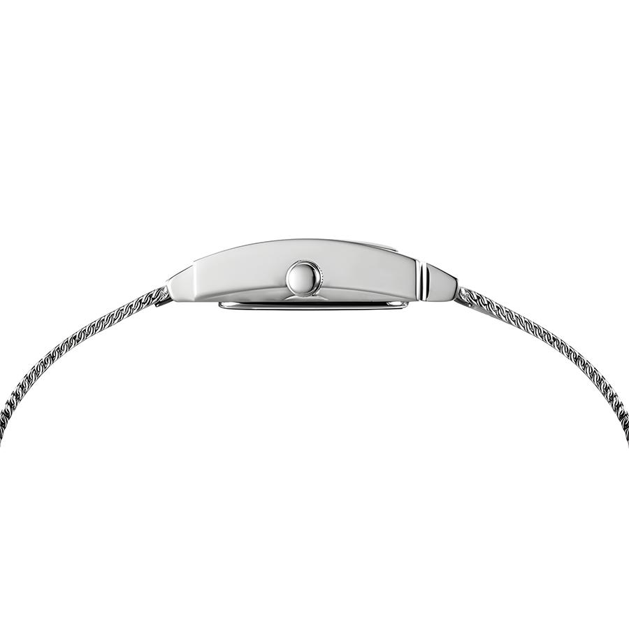 Guess Women's Quartz Stainless Steel Three-Hand Watch Stainless Steel Case/Crystal Mirror W0953L1