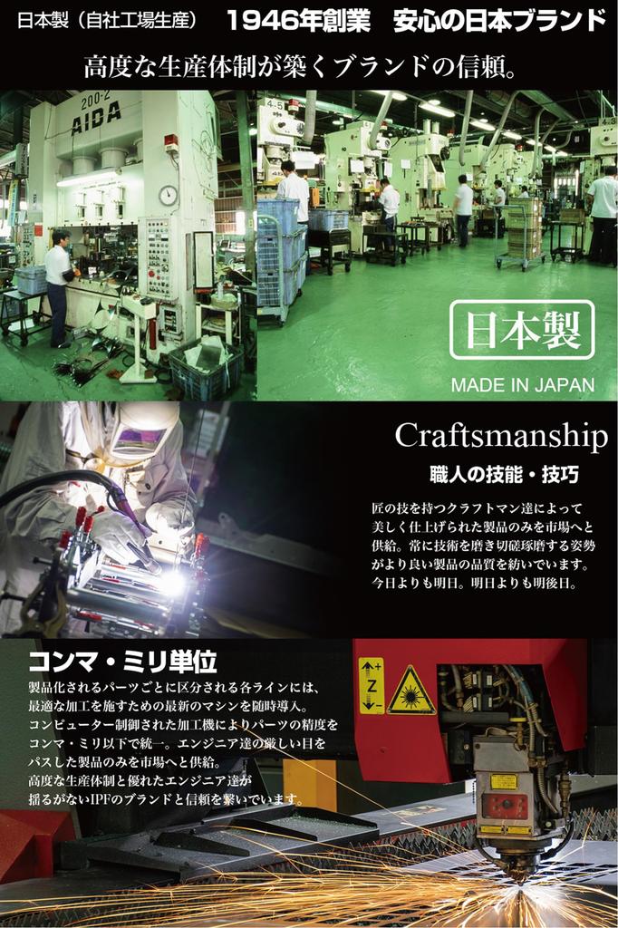 IPF EXP Series Door Handle Protectors for Jimny Nomad Specially Designed for Easy Scratch Design with Black Made In Japan with the Same Material As