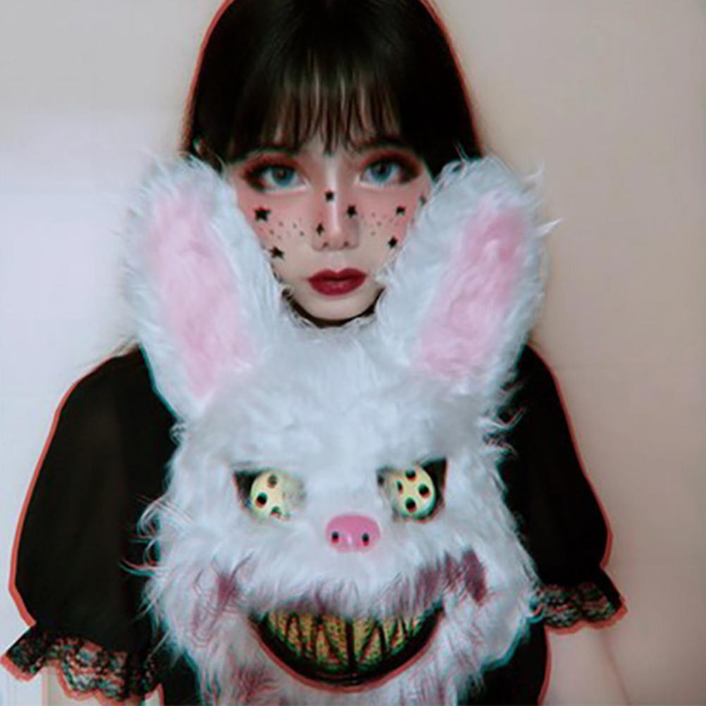 Evil Bloody Rabbit Mask Halloween Horror Masks Masquerade Party Cosplay Masque Tricky Mask