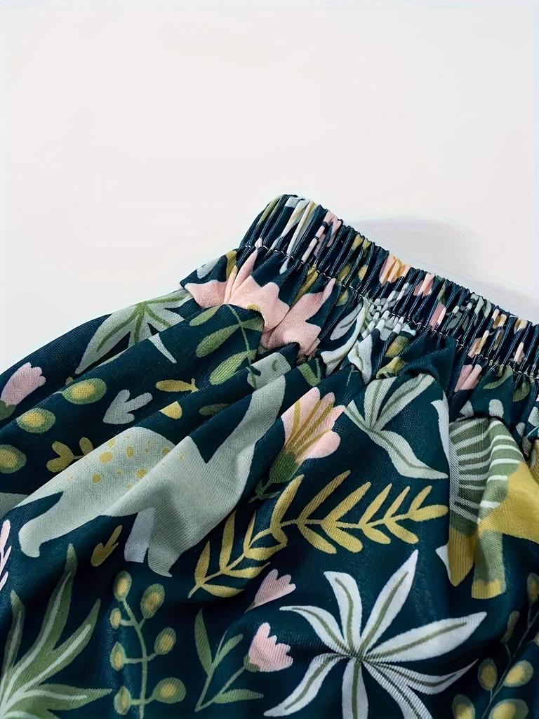 2025 Autumn Casual Leopard Print Fishtail Skirt with High Elastic Waist