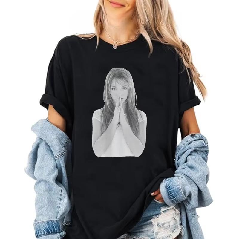 Benvenuto X Britney Camicia Oops I Did It Again Latte Materno Britney T-shirt Y2k Musica Streetwear Vintage Maglietta Grafica Punk Divertente