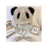 New Lovely Animals Panda Cartoon Plush Caps Concise Design Ladies Winter Warm Windproof Hats Fashion Versatile Women Cosplay Cap