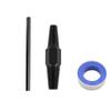 Screw Extractor- Dual-use Water Pipe Screw Removal Tool for Pipes Valve Faucet, Easy Out Stripped Screw Damaged Bolt Extractor