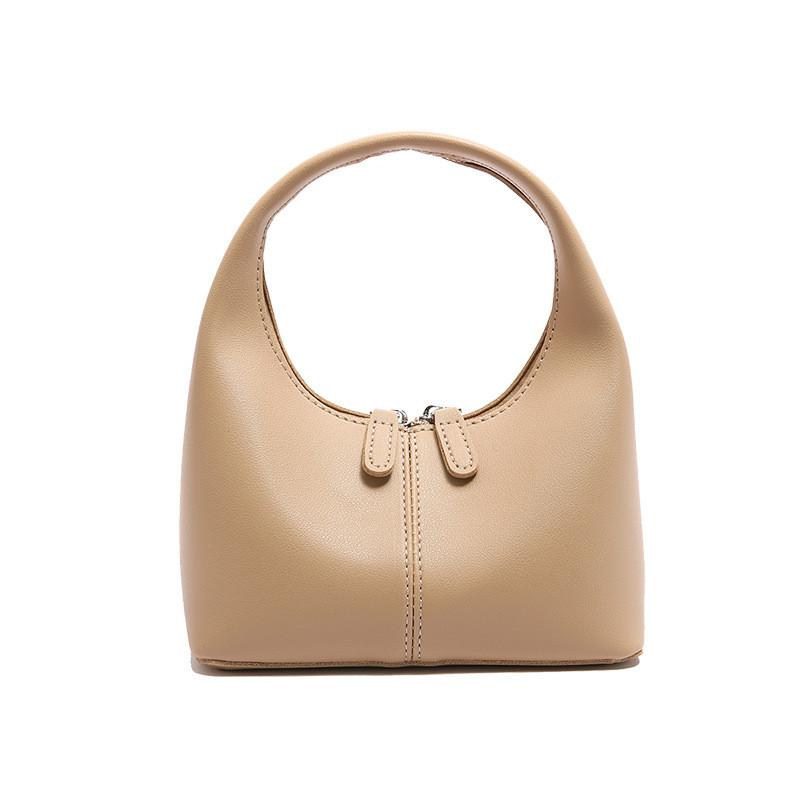 IELGY Simple French Underarm Bag Fresh Fashionable All-Match Crescent Bag