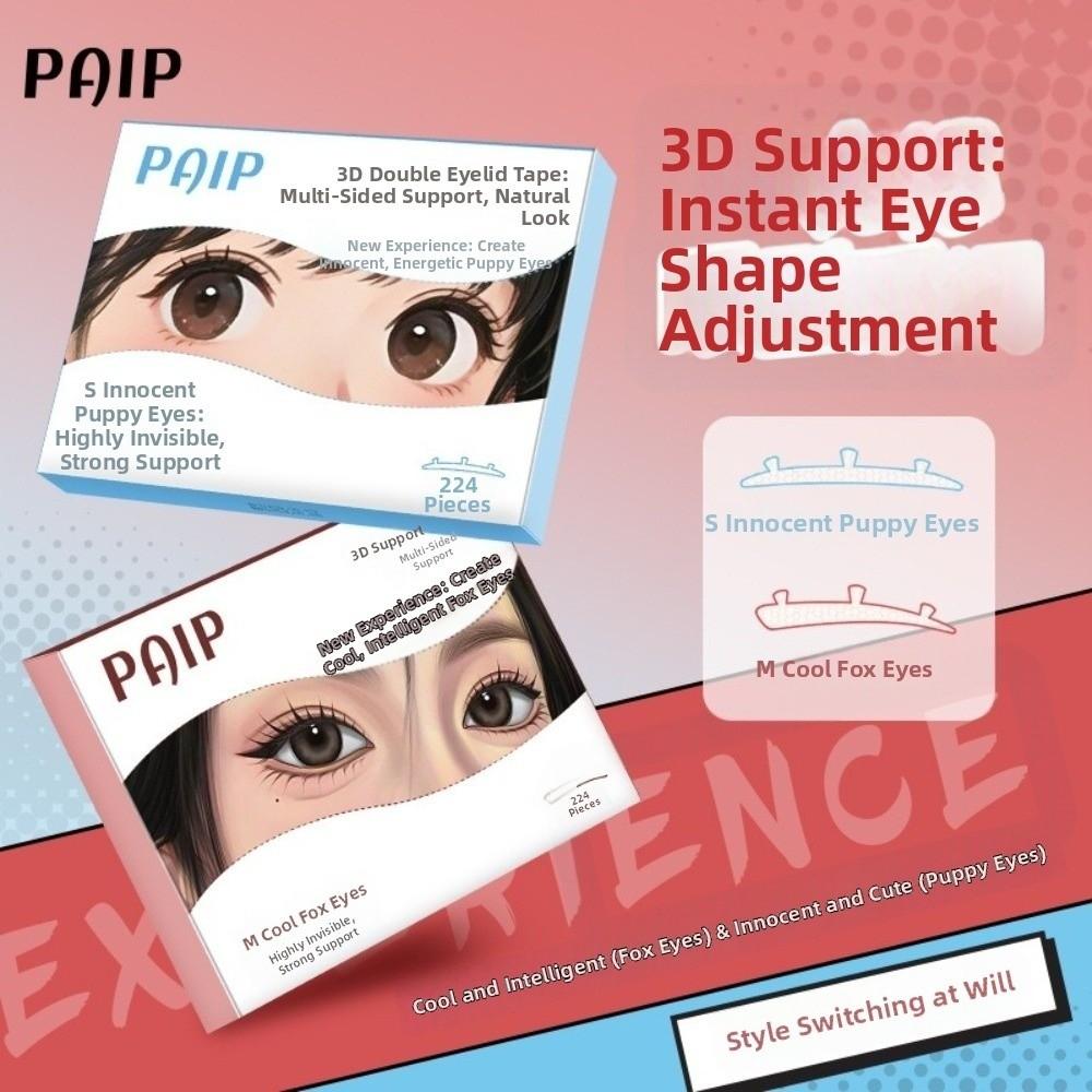 224Pcs/Box Lightweight Double Eyelid Patch Strips Self-Adhesive Double Eyelid Stickers