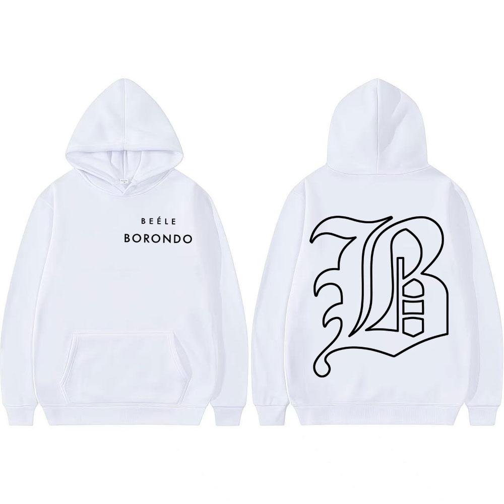 Rapero Beele Borondo Logo Merch sweatshirt Men's fashion Hip Hop High-quality hoodie Men's comfortable Sweatshirt
