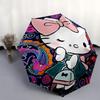 1pc Hello Kitty Automatic Opening/Closing Umbrella with Foldable Design, Outdoor for Fans, Travelers, Everyday Use, Festive Gift (8 Bones Iron Frame).