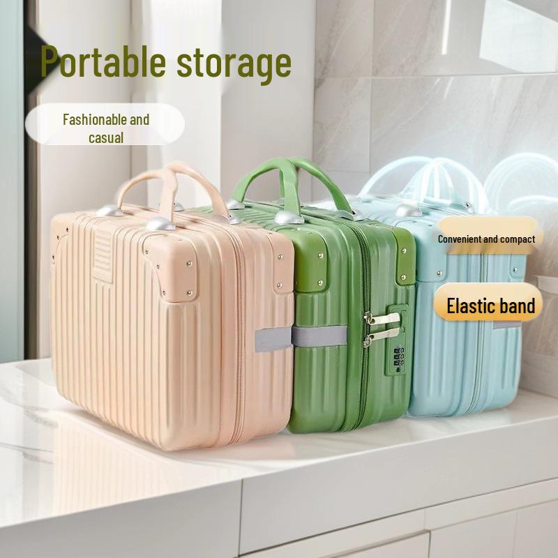 Women's Portable Makeup Tote with Lockable Storage and Carry-On Luggage Option