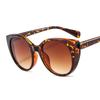 Cat Eye Sunglasses Ladies Fashion Desi Oversized Vintage Gradient Glasses Classic Blue Leopard Shades lunette de soleil femme