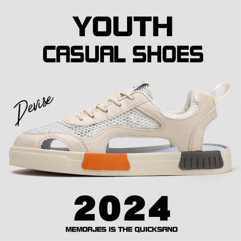 

Large size men s shoes summer breathable thin mesh shoes mesh sports leisure hollow lightweight running tide shoes 47