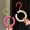 Multifunctional Scarf Rack Home Bedroom Display Stand Dopamine Round Scarf Tie Rotatable Hook