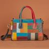Leather Women'S Handbag Tide Bag Cowhide Snake Sequins Handmade Women'S Bag Crossbody Handbag
