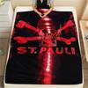 1pz Coperta in Flanella con Stampa ST Pauli, Alta qualità Confortevole per Tutte le Stagioni, Decorazione per la Casa, Calore e Comfort, Perfetta per Regali di Natale183