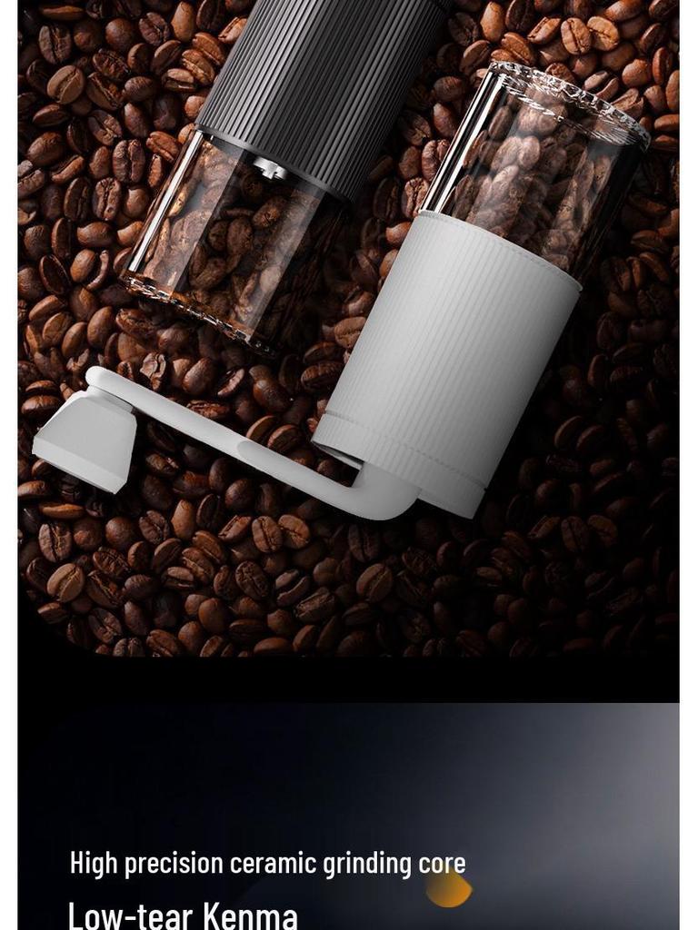 Mini Manual Hand Crank Coffee Grinder - Portable, Adjustable Coarseness, for Home & Outdoor Use