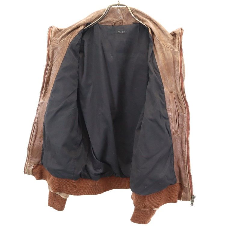 Retro Grade Cowhide leather jacket S Brown Men's Used