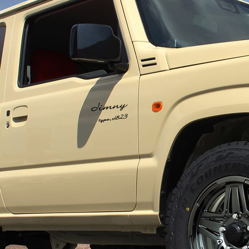 

[KAIMIRU STORE] Suzuki jimny jb23 Jimny Sierra 4WD Van Universal Car Sticker Decal Sticker Outdoor Off-Road (K-331 Black) K-331 Black чёрный
