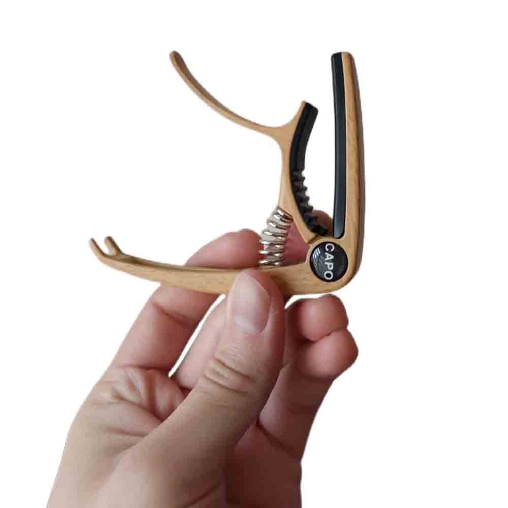 High-Quality Metal Capo for Guitar - Dual-Use for Acoustic/Electric,Tone Stable Zinc Alloy Guitar Clip,Professional Music Tool