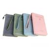 RFID Long Passport Folder Ticket Storage ID Bag Multifunctional Travel Zipper Passport Bag