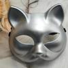Anime Mask Cosplay Mask Plastic Halloween Mask Performance Cat Half Face Mask  Women