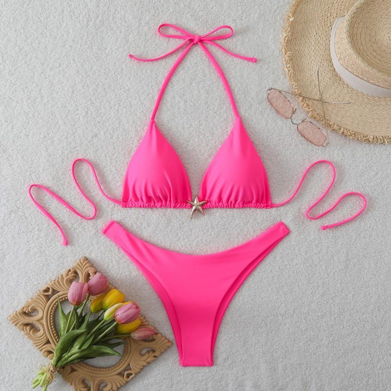 

Bikini Fashion Sexy Swimsuit S розы красного
