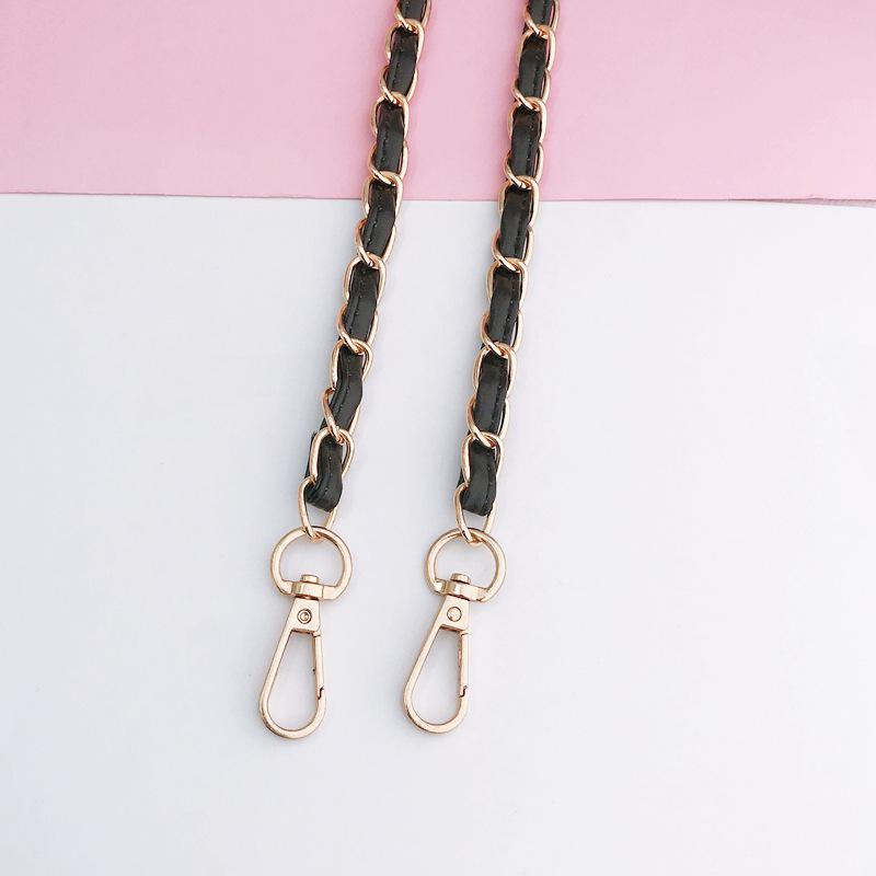 Metalowy łańcuszek do telefonu crossbody odporny na upadki z klipsem i smyczą 125 cm