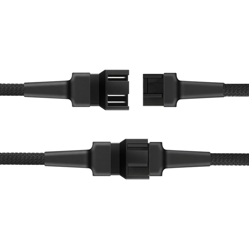 4-Pin CPU Fan Extension Cable with Heatsink Adapter for Motherboard