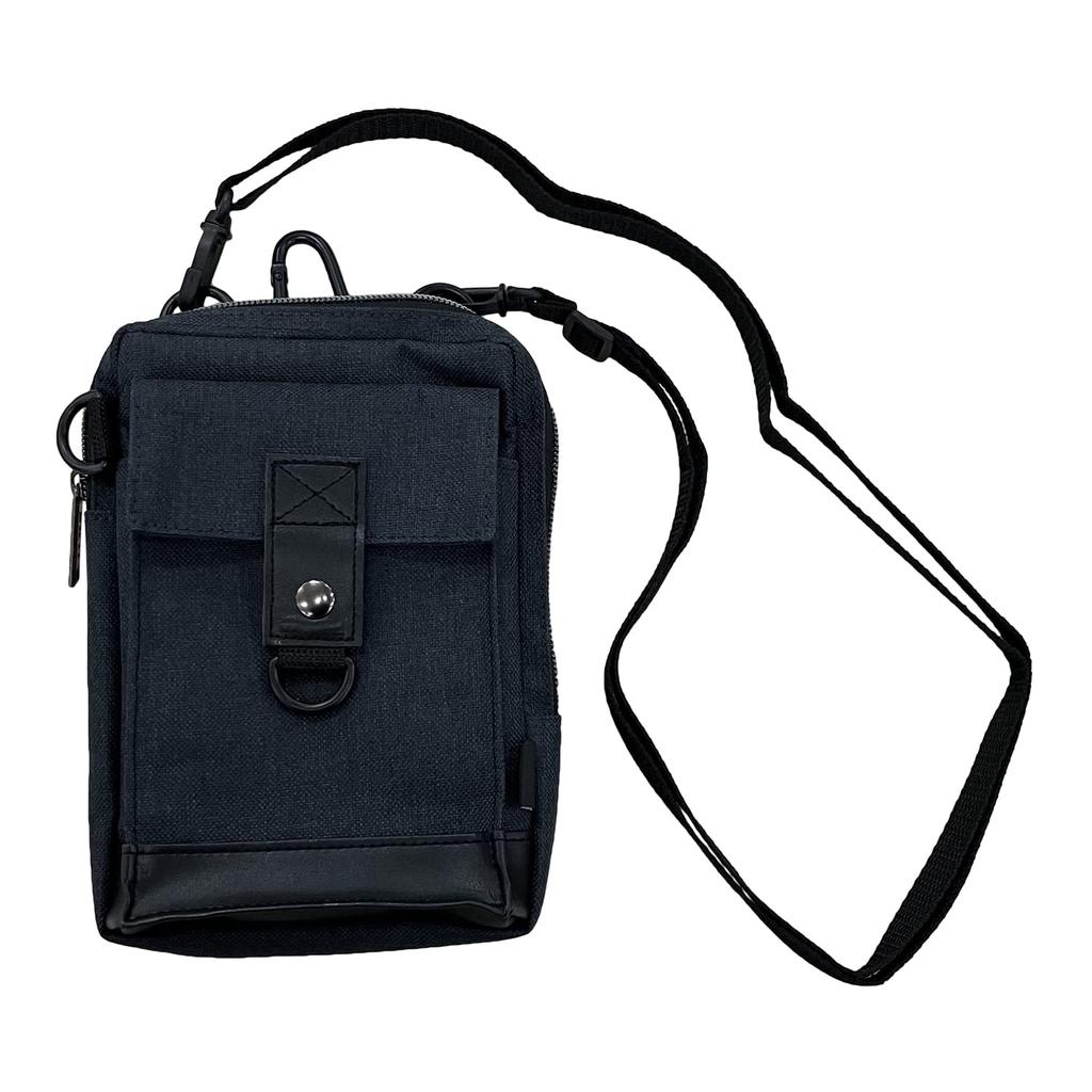 SK11 Multi-Pouch, Dark Gray, with Belt Loop and Zippered Main Pocket (STP-MP-6DG)